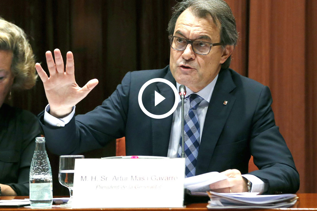 Artur Mas en el Parlament catalán (Foto: Efe)