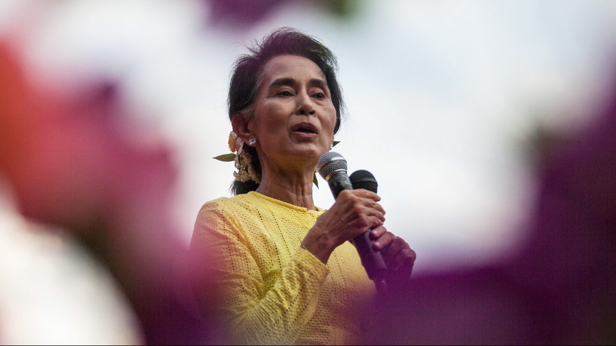 La líder birmana, Aung San Suu Kyi. (Foto: Getty)