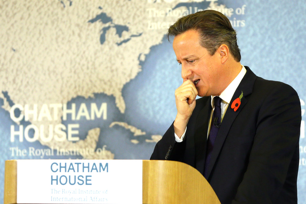 El primer ministro inglés, David Cameron (Foto: GETTY).