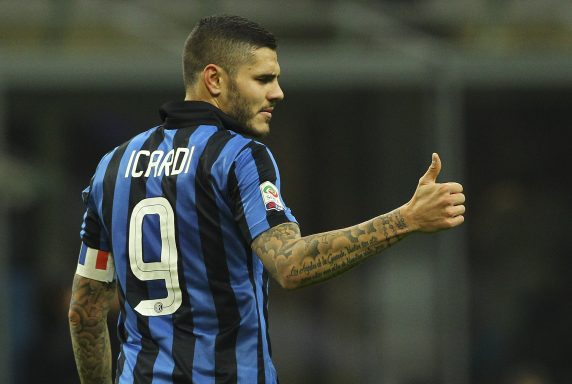 Mauro Icardi renovó con el Inter de Milán (Getty)