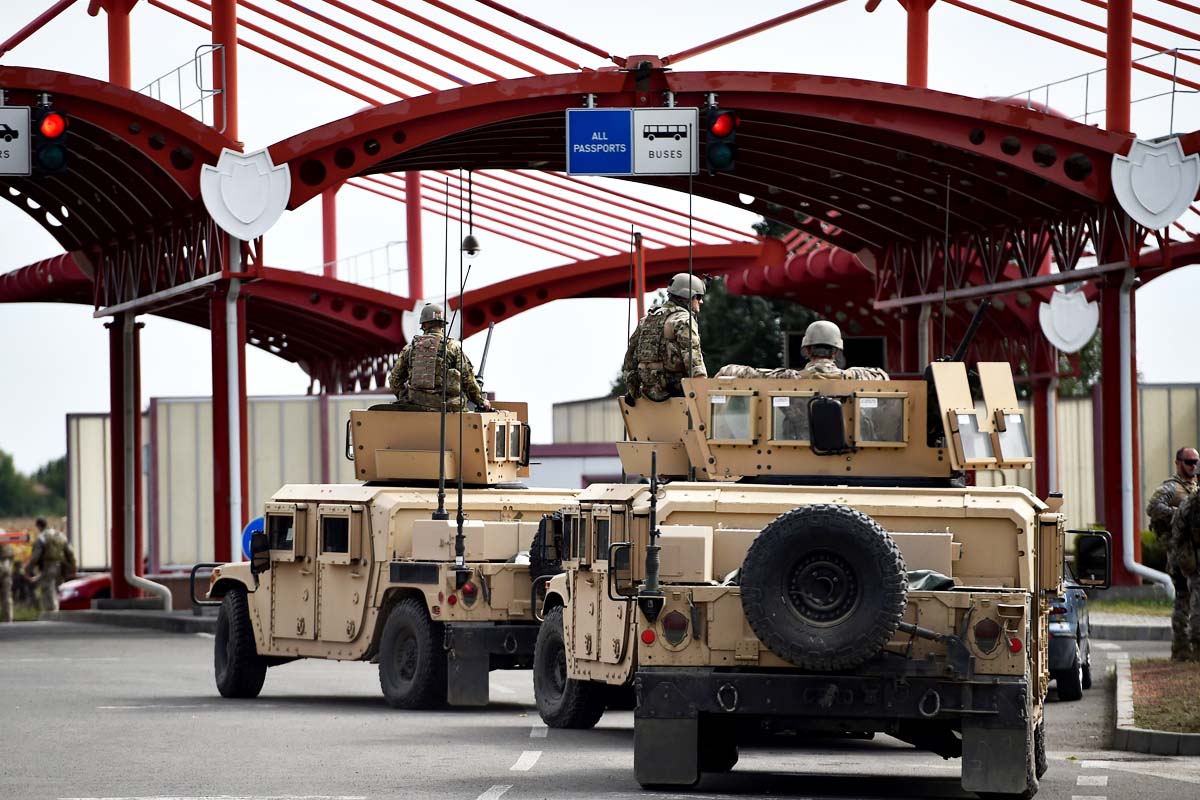 Seguridad militar en las fronteras de Hungría (Foto: Getty)