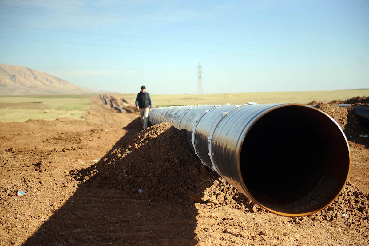 Oleoducto en Irak. (Foto. EFE)