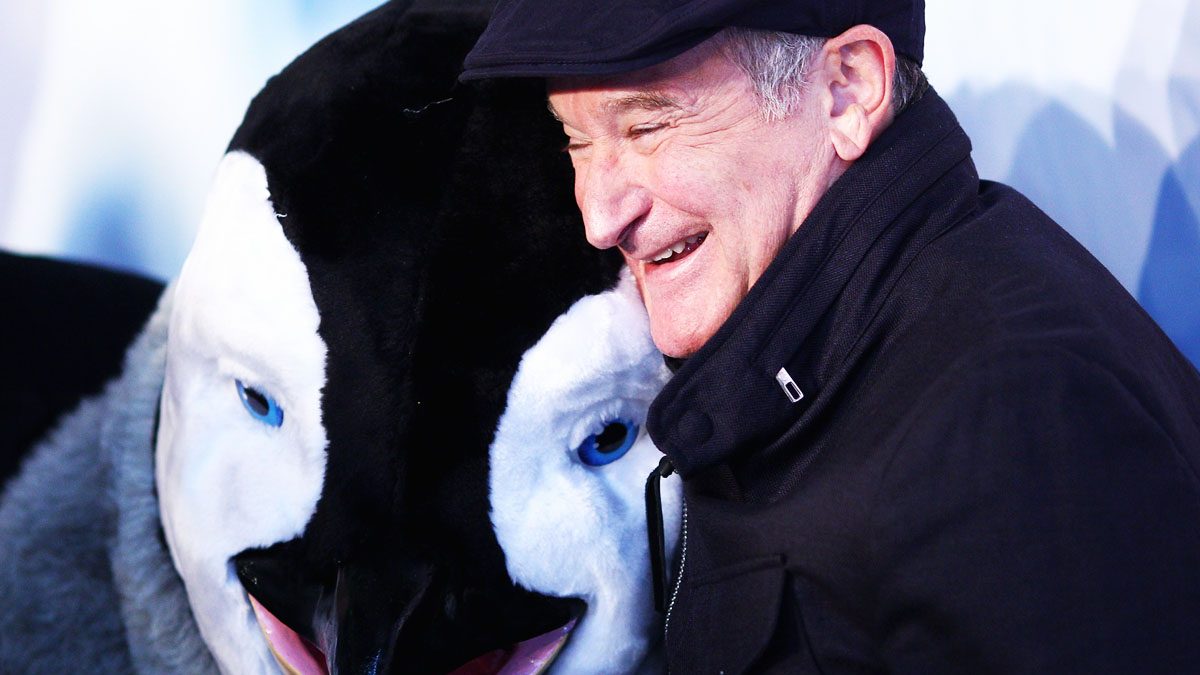 Robin Williams en uno de sus últimos trabajos, ‘Happy Feet 2’ (Foto: Getty)