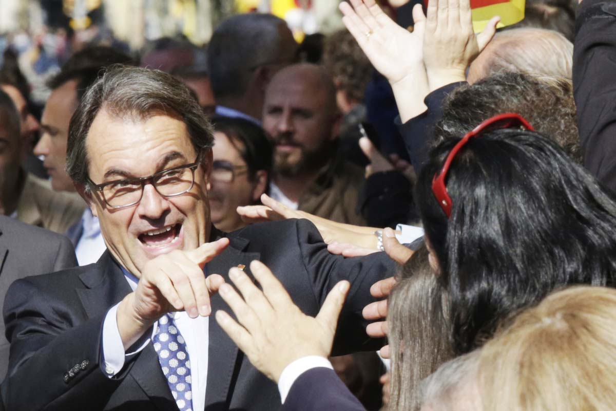Artur Mas en un acto de Convergència. (Foto: AFP)