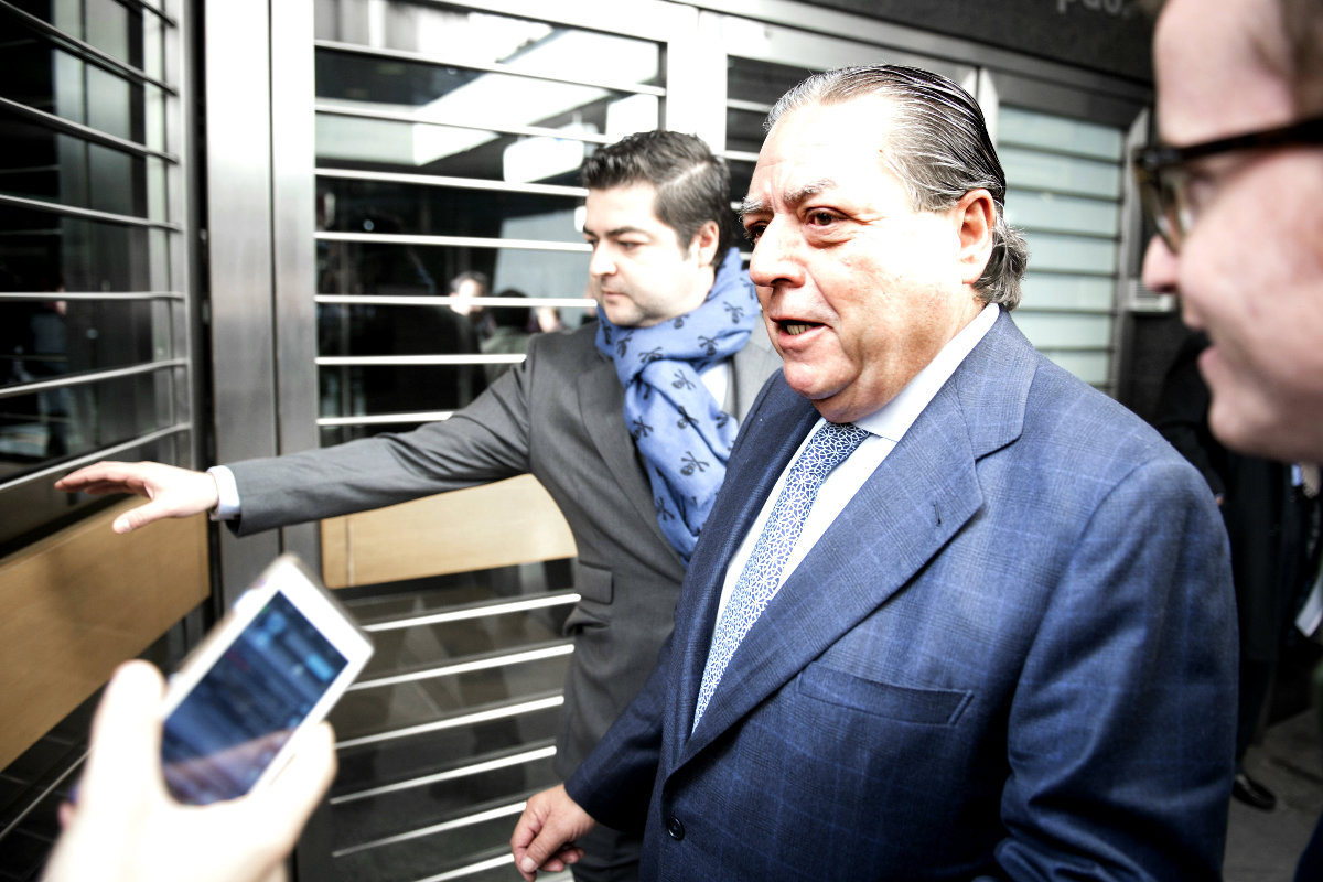 Viicente Boluda entrando al  Juzgado de Instrucción número 51 de Madrid. (Foto: EFE)