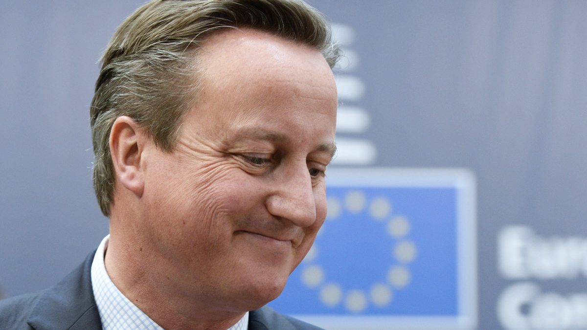 David Cameron, ex primer ministro británico. (Foto: AFP)