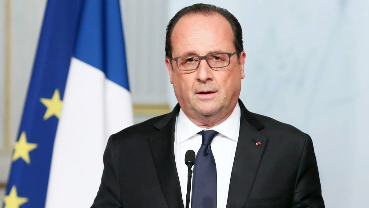 François Hollande, presidente de Francia. (Foto: AFP)