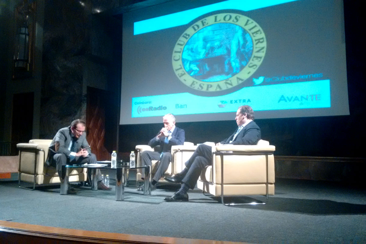 Eduardo Inda y Daniel Lacalle (Foto: El Club de los Viernes).