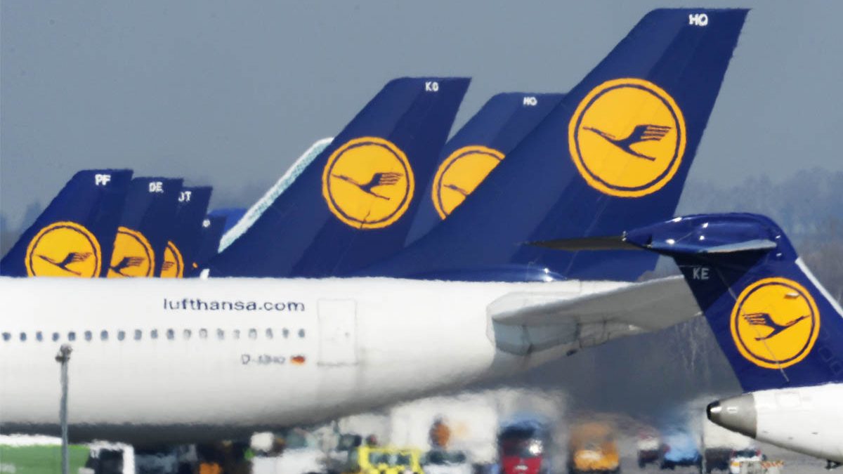 Varios aviones de Lufthansa en el aeropuerto de Munich. (Foto: AFP)