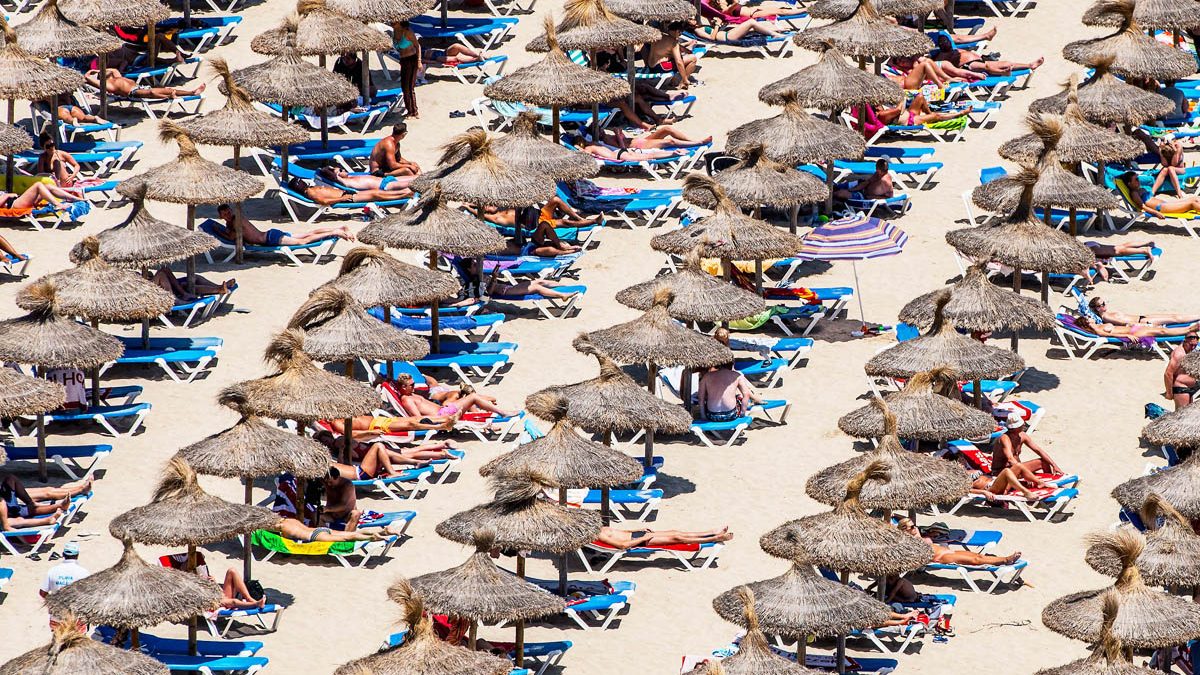 Playa de Magaluf, Mallorca. (Foto: AFP)