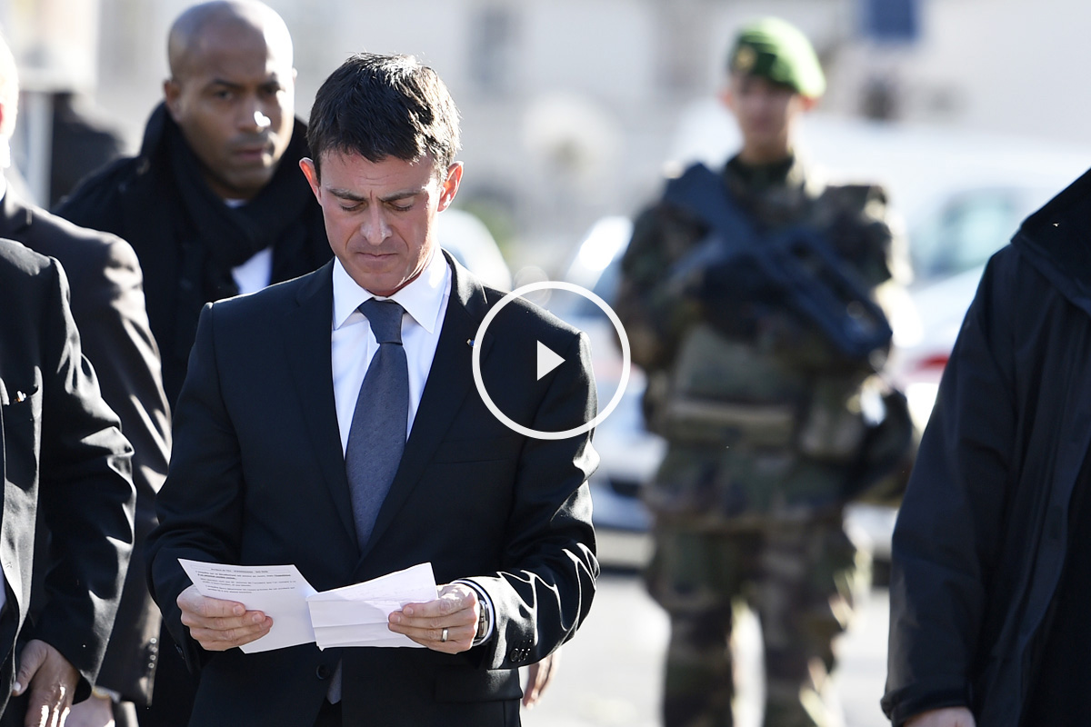 Manuel Valls, primer ministro de Francia. (Foto: AFP)