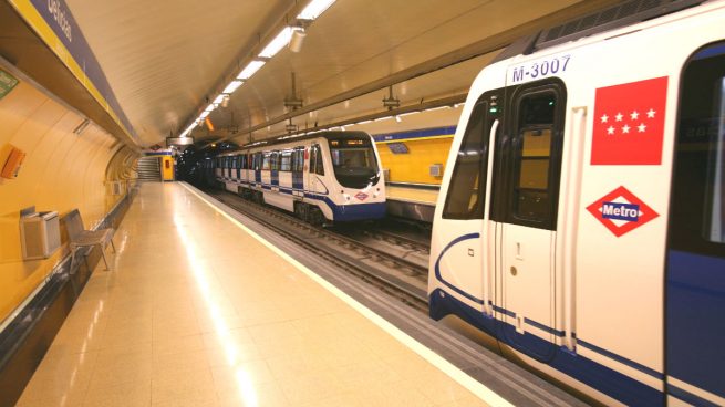 Estación y trenes del Metro de Madrid (Foto: Metro de Madrid).
