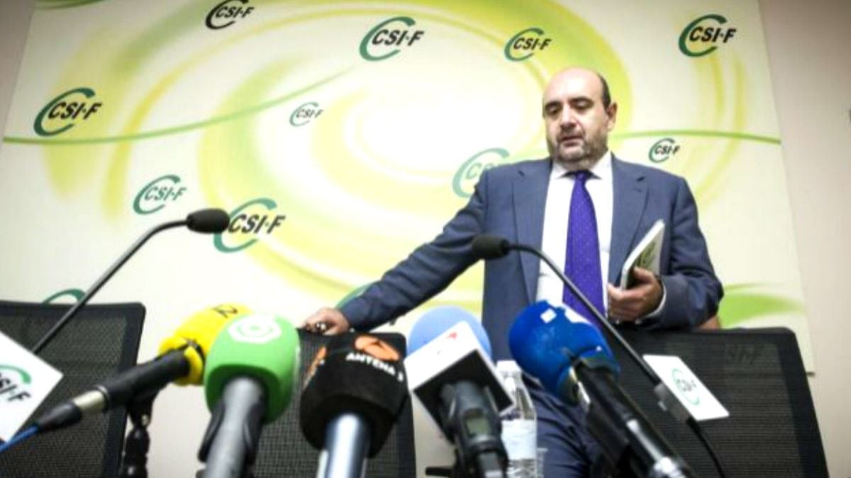 El presidente de CSI-F, Miguel Borra (Foto: Efe)