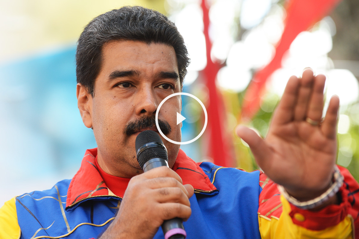 Nicolás Maduro, presidente de Venezuela. (Foto: AFP)
