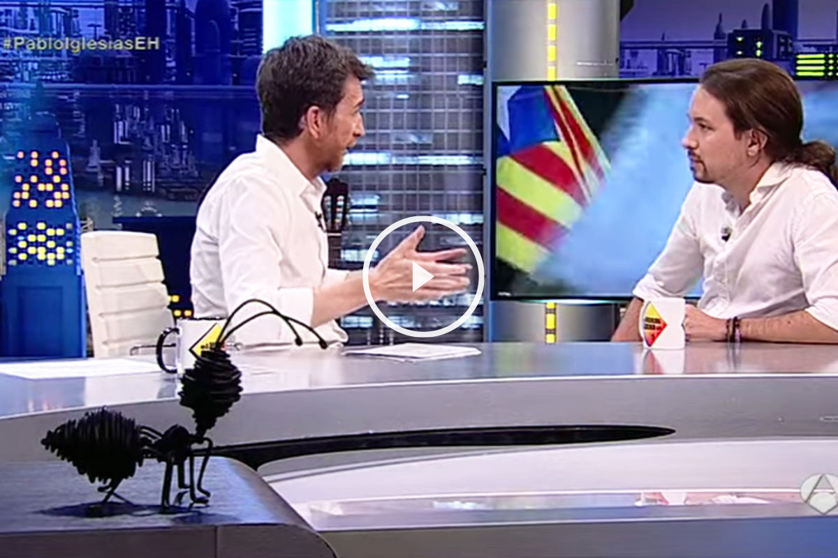 Pablo Motos entrevista a Pablo Iglesias.