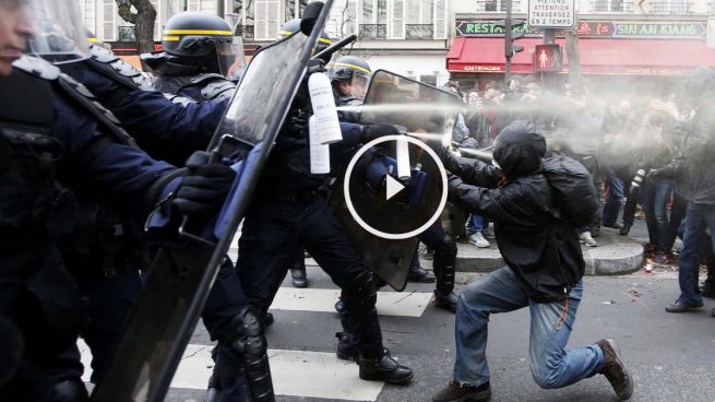 Los antisistema provocan disturbios en la manifestación por el clima en París
