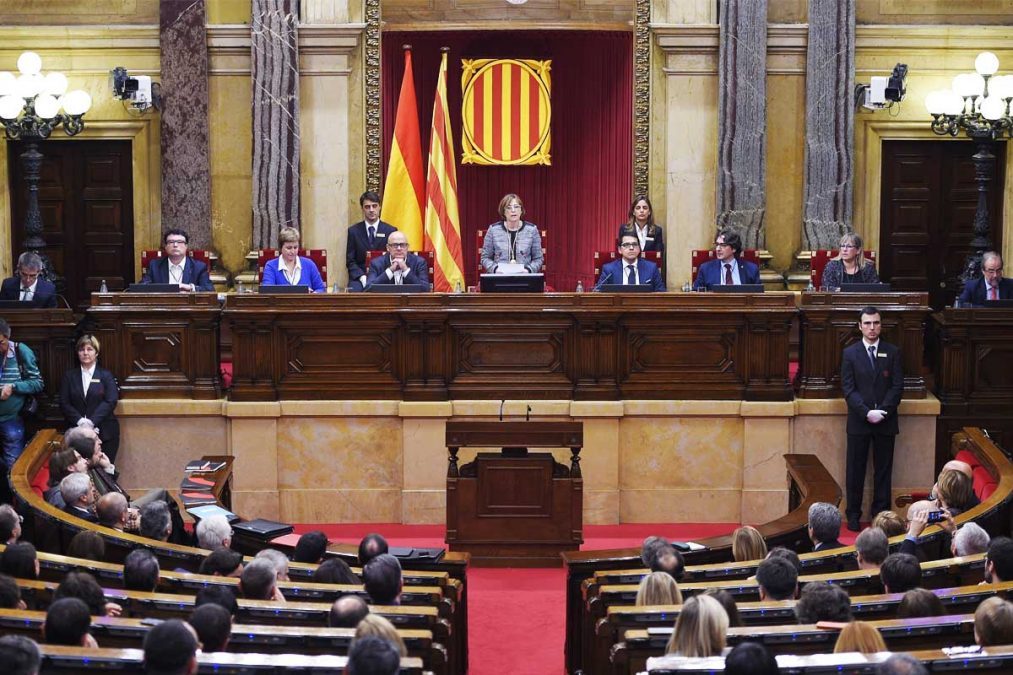 Imagen del Parlament de Cataluña (Foto: AFP).