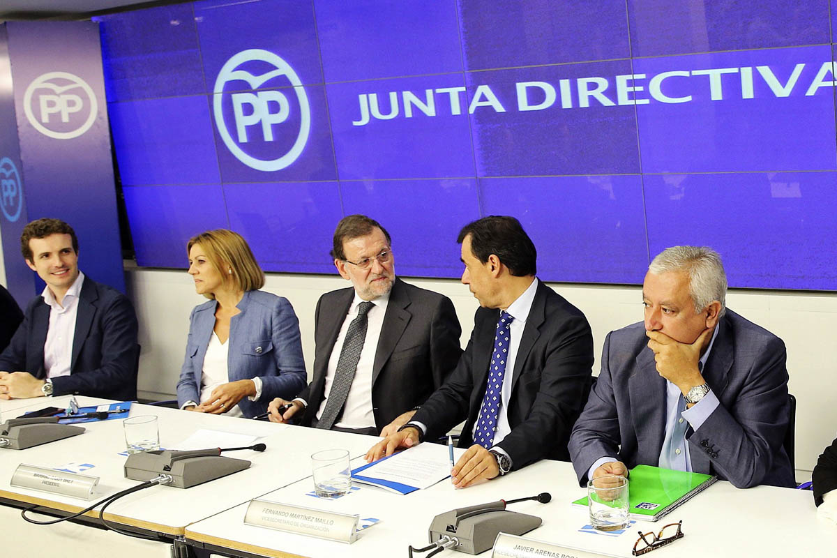 Reunión de la Junta Directiva Nacional del Partido Popular en Génova 13. (Foto:EFE)