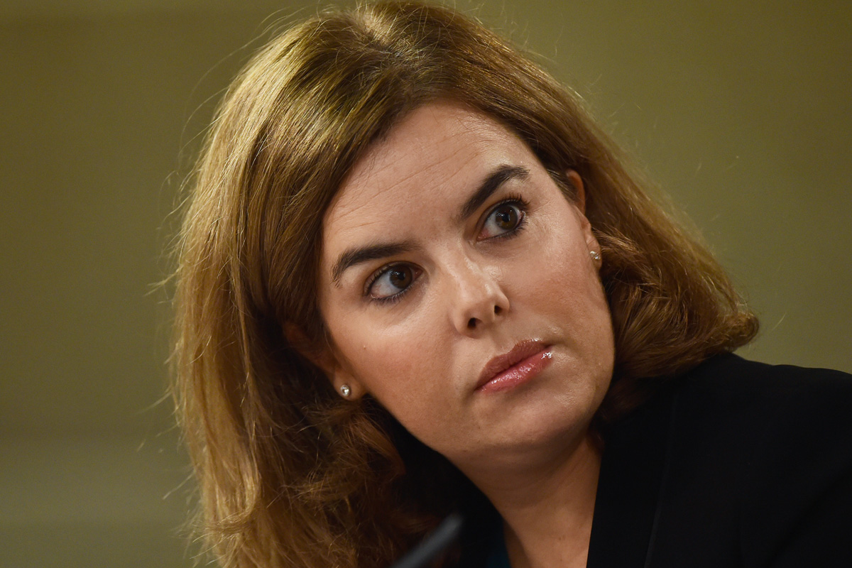 Soraya Sáenz de Santamaría. (Foto: AFP)