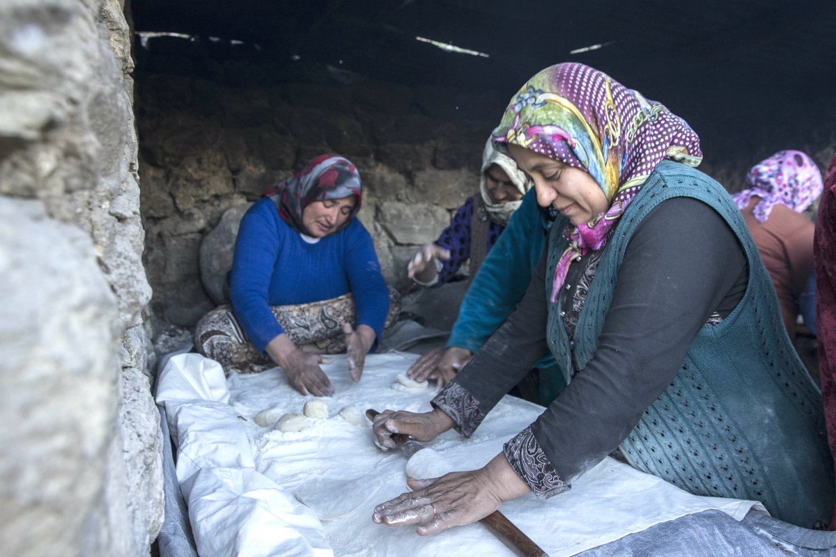 Mujeres que han escapado de Siria