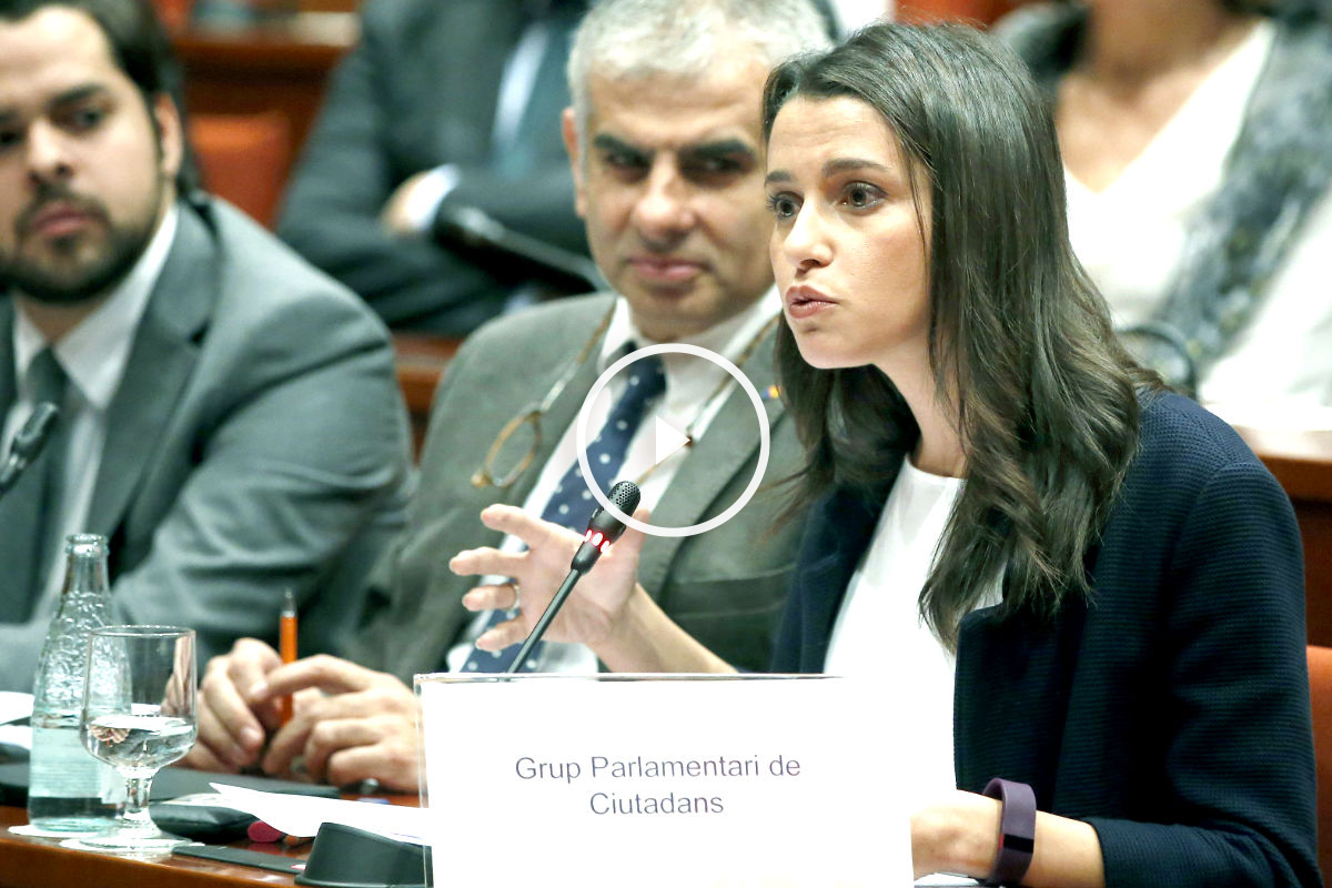 Inés Arrimadas en el Parlament catalán (Foto: Efe)