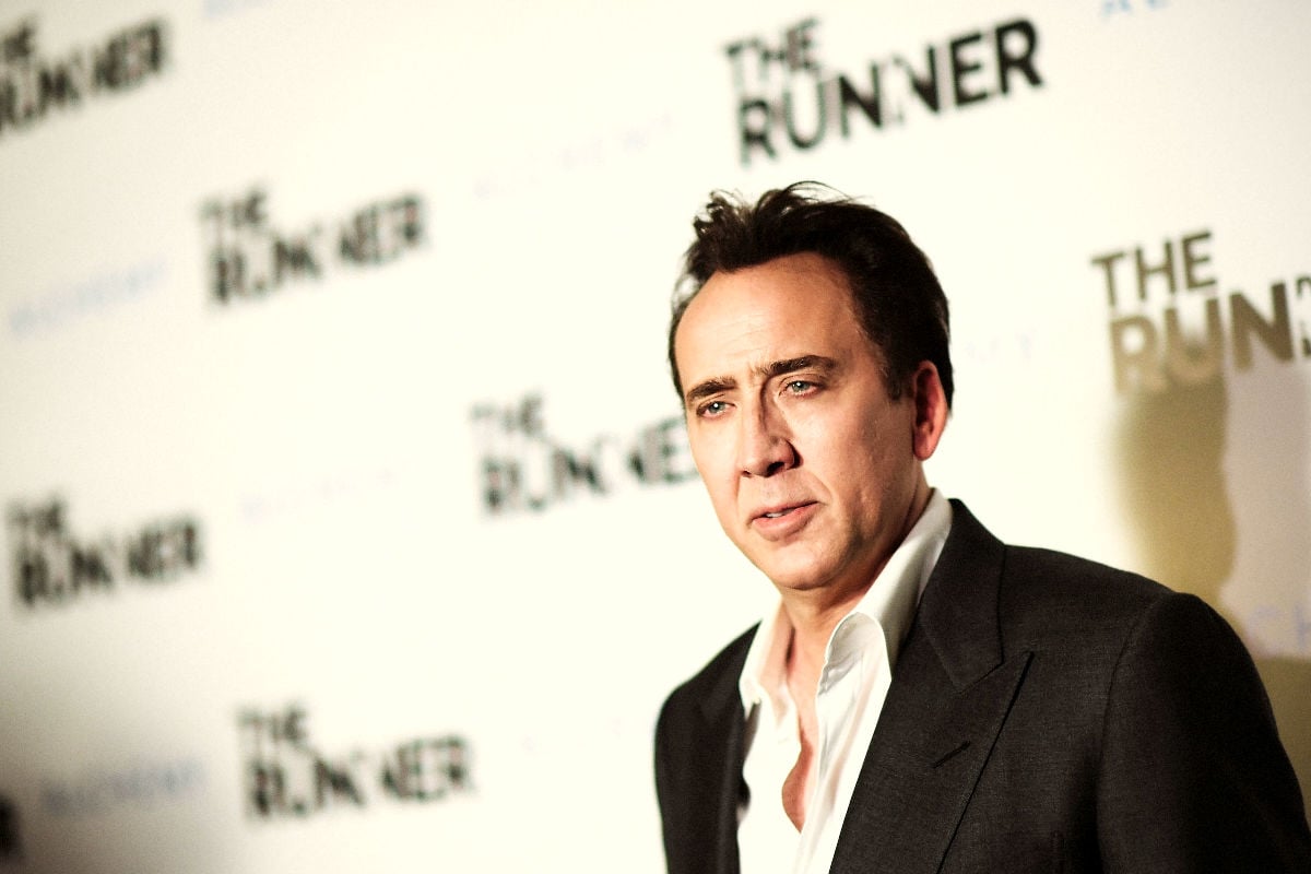 El actor americano Nicolas Cage durante un estreno. (Foto: Getty)