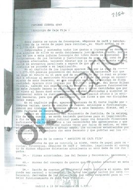 Informe inicial encargado por el juez decano de Madrid sobre la cuenta ilegal gestionada por Carmena