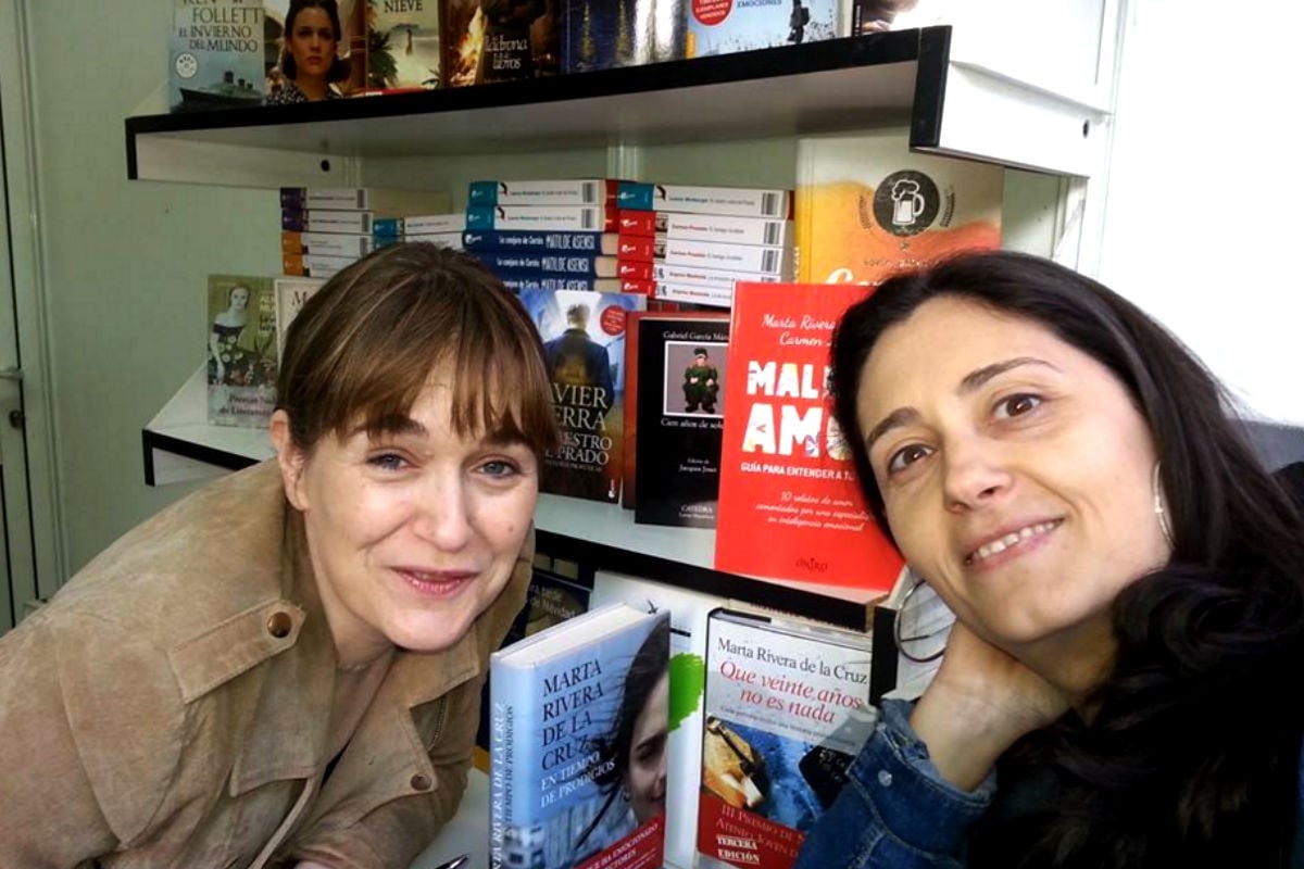 Marta Rivera de la Cruz en la Feria del Libro