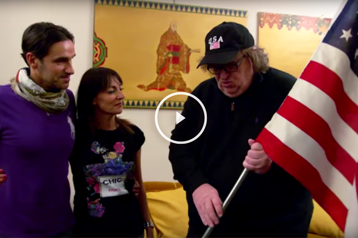 Tráiler del nuevo documental de Michael Moore.