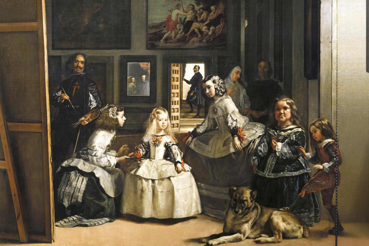 Imagen del famoso cuadro de Velázquez Las Meninas