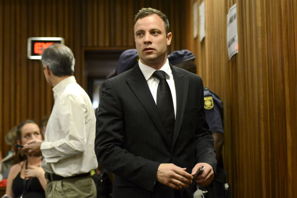 Oscar Pistorius, en su juicio en 2014.