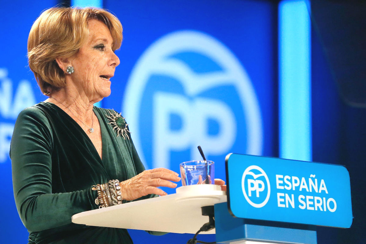 La presidenta del PP de Madrid, Esperanza Aguirre (Foto: Efe)