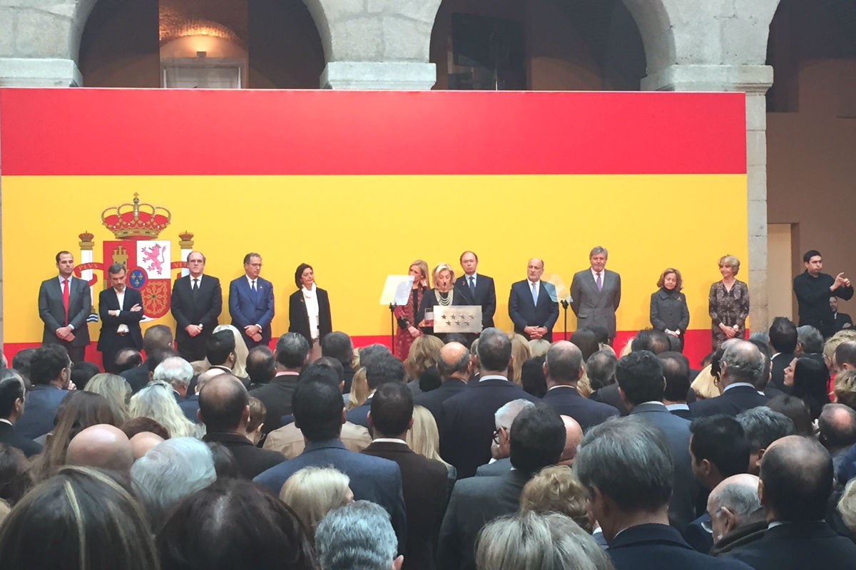 Acto celebrado para conmemorar el día de la Constitución. (Foto: Nuria Val)