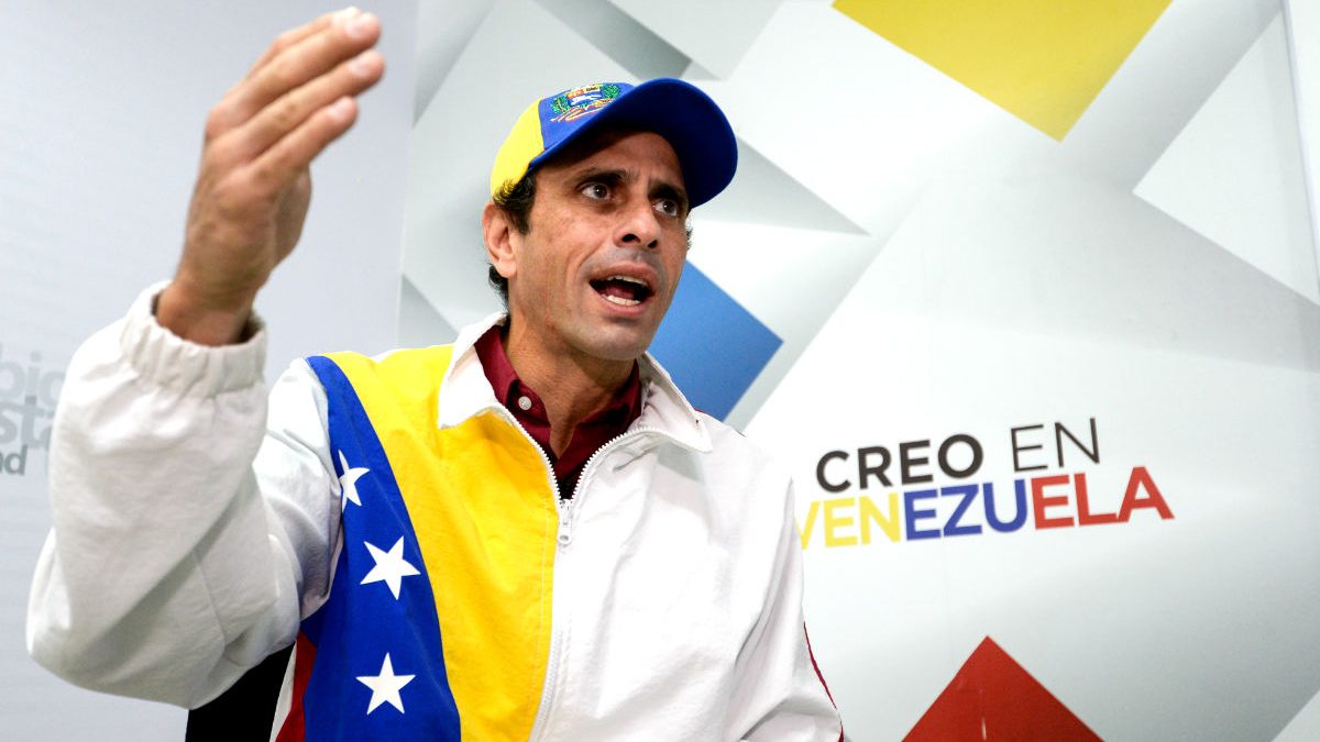 El líder opositor de Venezuela Henrique Capriles. (Foto: AFP)