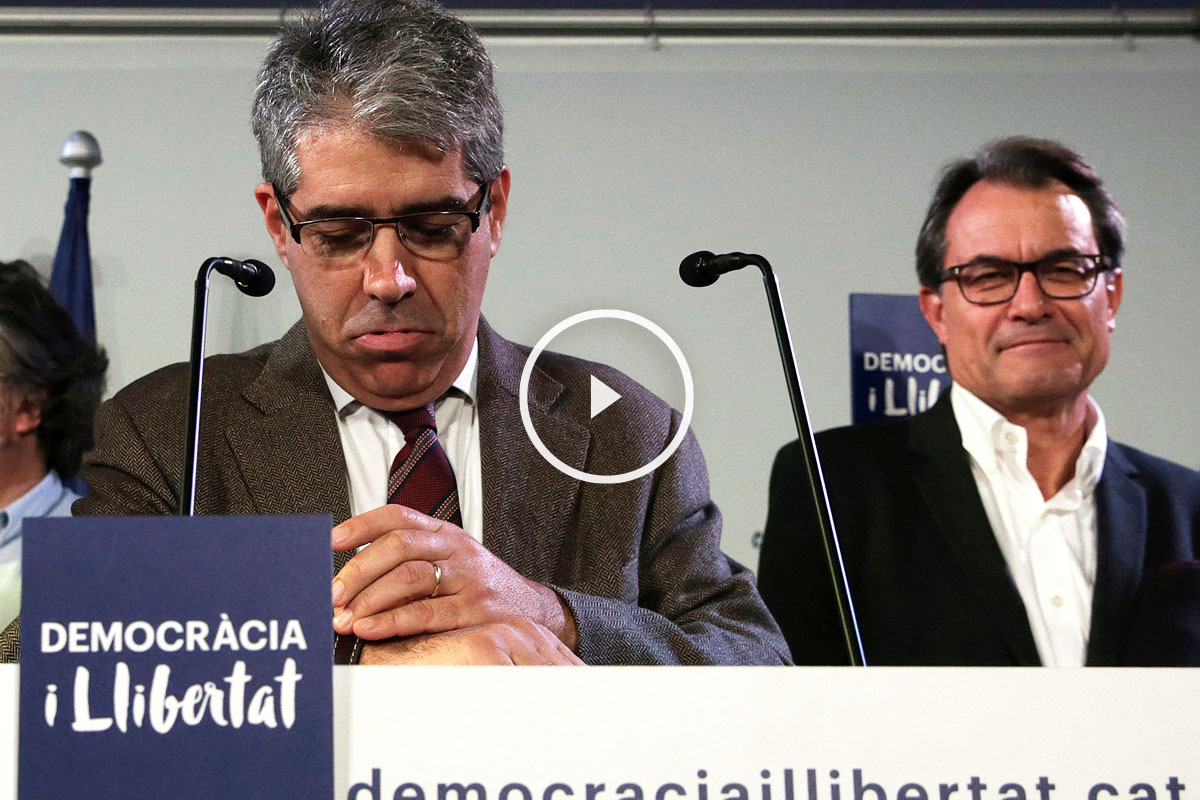 El partido de Artur Mas se desploma y lo fía todo a un acuerdo con Podemos