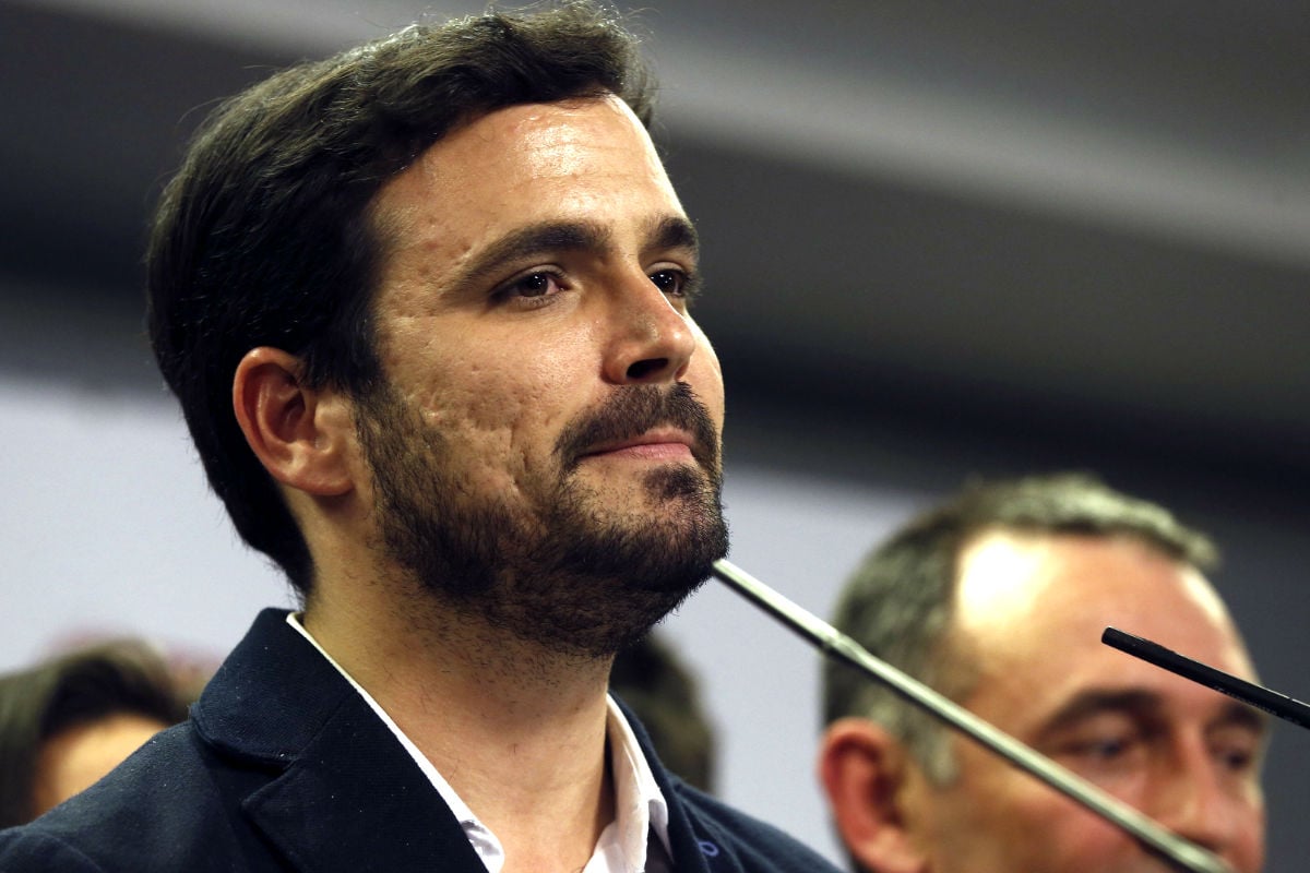 El candidato de Unidad Popular, Alberto Garzón (Foto: Efe).