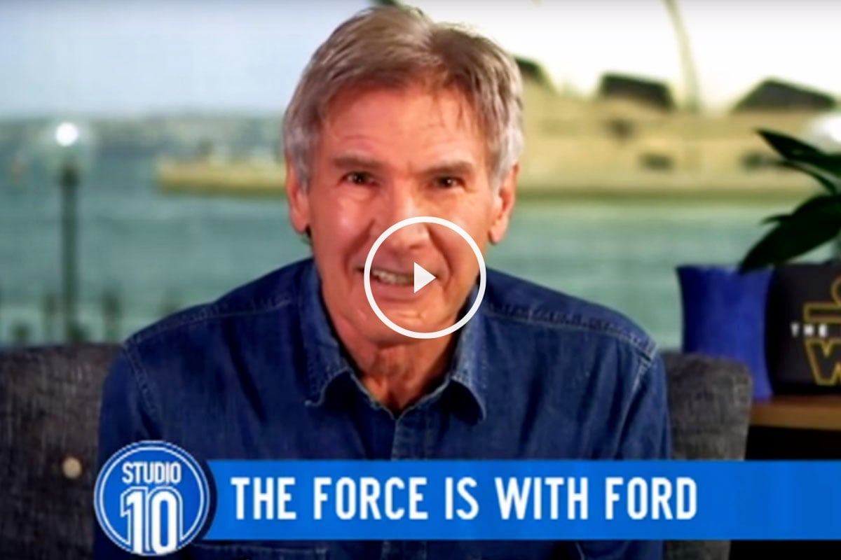 Harrison Ford se burla de Donald Trump.