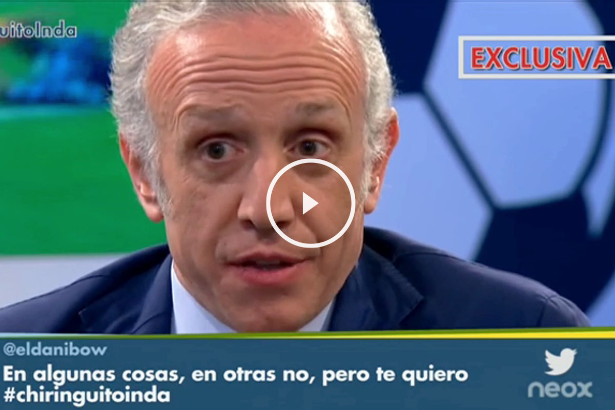 Eduardo Inda, director de Okdiario, en ‘El Chiringuito de Jugones’.