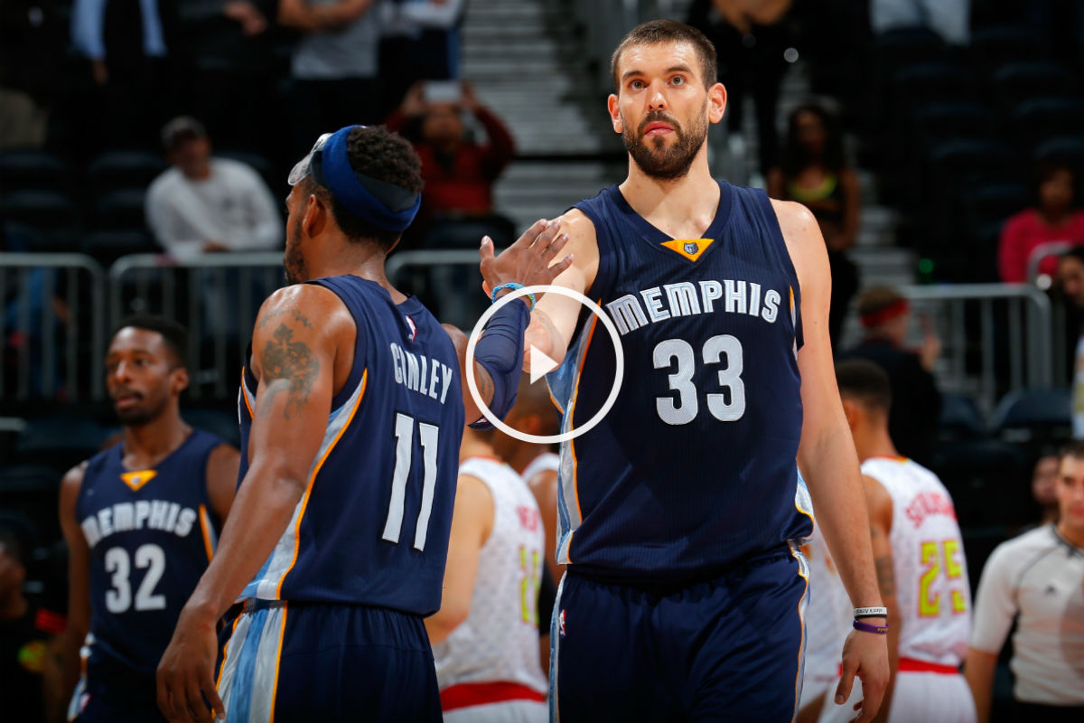 Marc Gasol brilló con los Grizzlies (Getty)