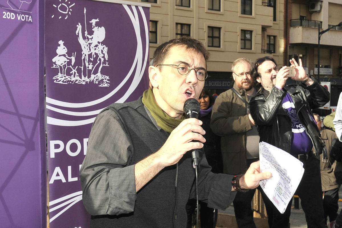 El cofundador de Podemos, Juan Carlos Monedero (Foto: Efe)