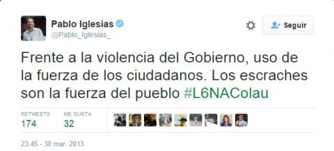 Cuando Pablo Iglesias pegaba puñetazos y se disculpaba por no «romper la cara» a «fascistas»