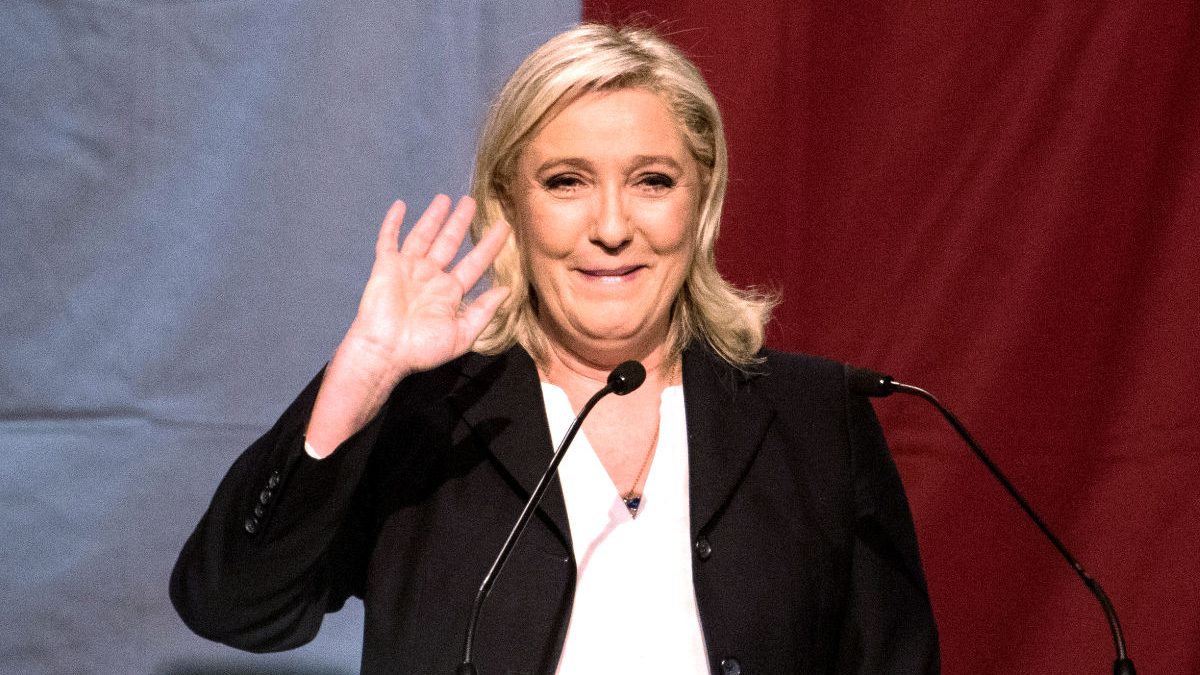 La presidenta del Frente Nacional, Marine Le Pen (Foto: APF).