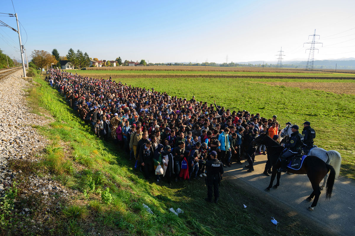Migrantes-Croacia