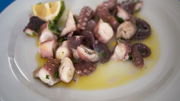 Receta de sopa de pulpo