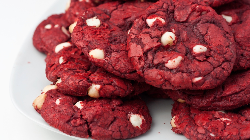 Receta de Red velvet cookies