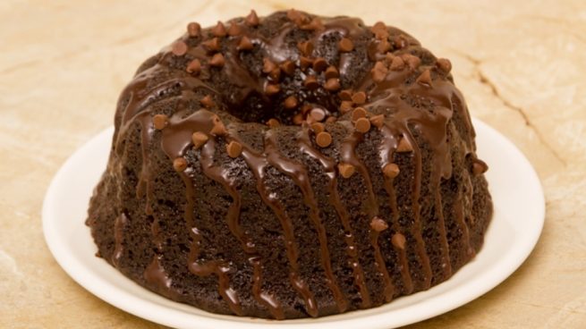 Receta de Bundt Cake doble chocolate