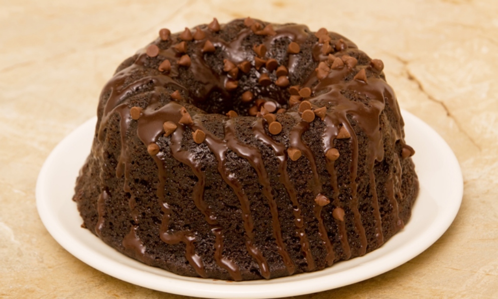 Receta de Bundt Cake doble chocolate