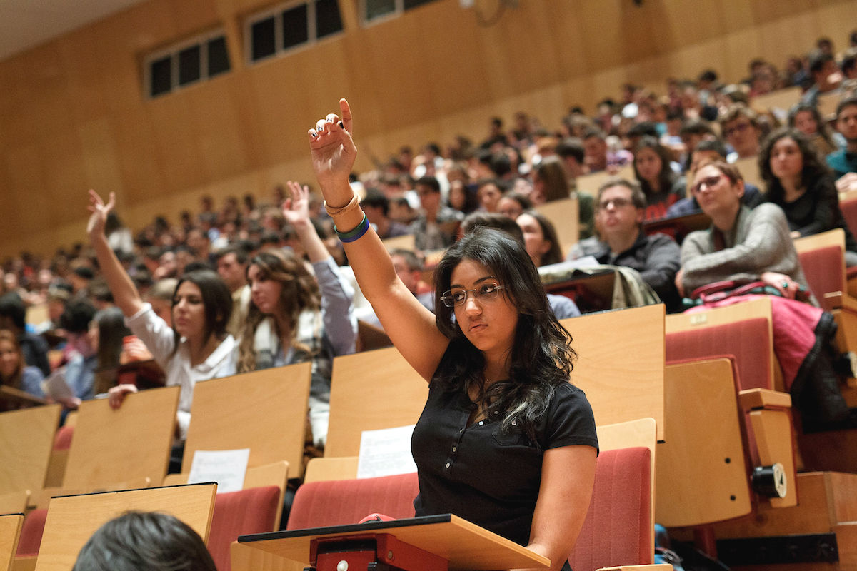 Alumnos de la Universidad Pública española (Foto: GETTY)