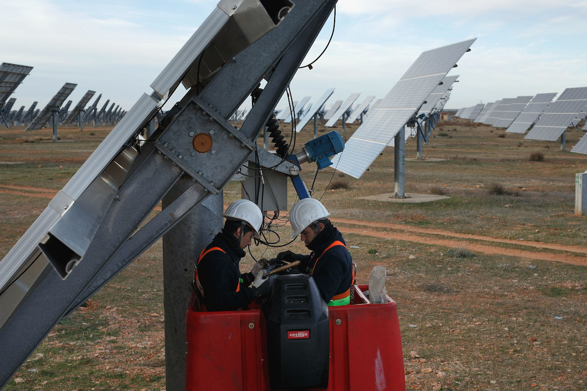 Centro solar en España (Foto: GETTY)