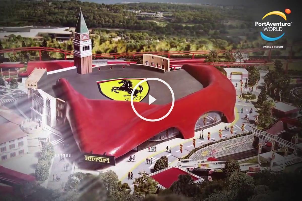 Ferrari land карта